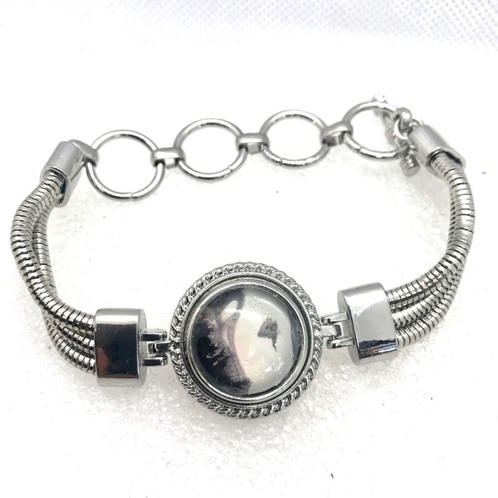 Snap bracelet with Handmade 20mm snap SB20